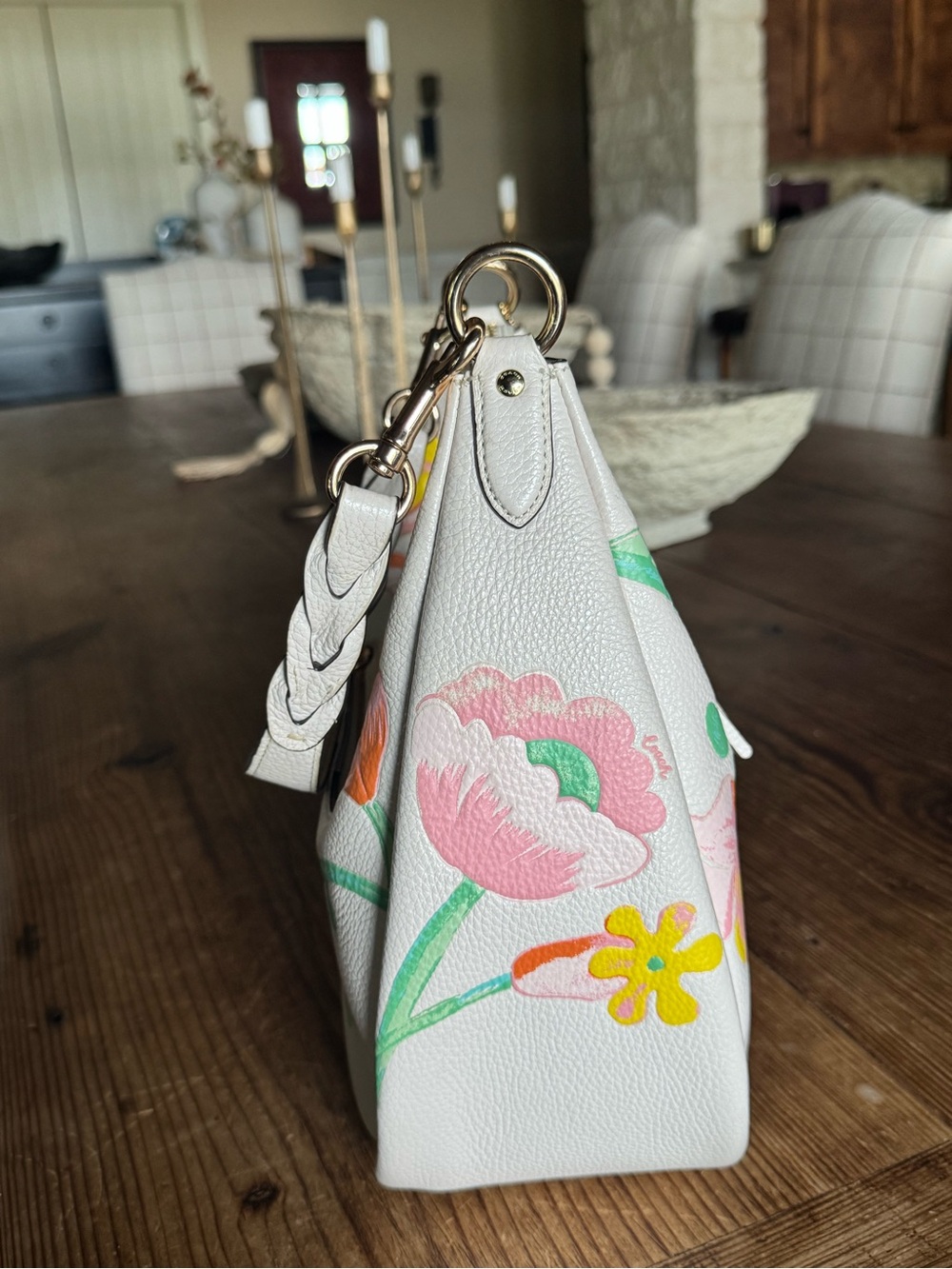 Coach Jules Hobo in Dreamy Land Floral Bag - Picture 13 of 17